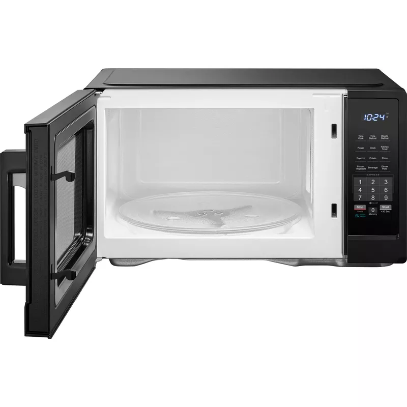 Insignia™ - 1.1 Cu. Ft. Countertop Microwave - Black