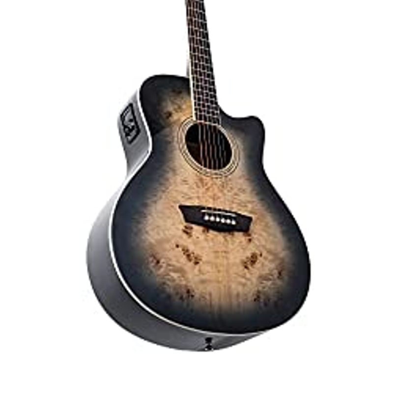 Rent to own Washburn Deep Forest Burl 6 String AcousticElectric Guitar
