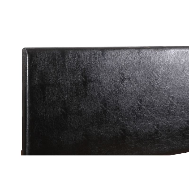 Faux Leather Adjustable Headboard - Grey - King