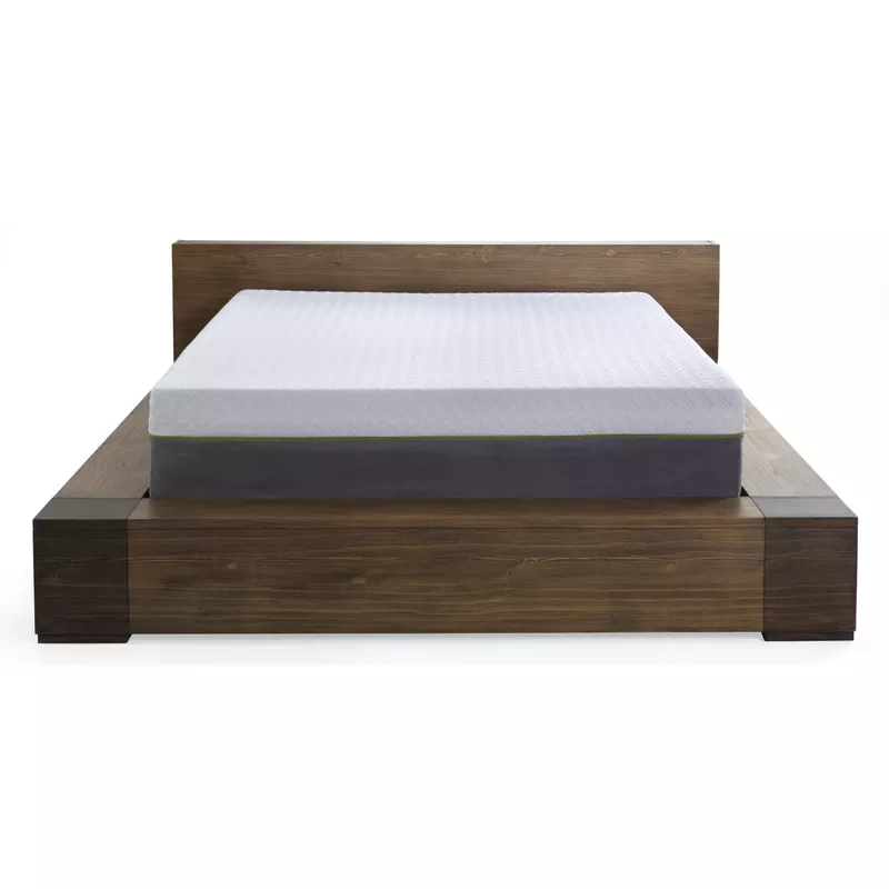 FlexSleep 12" Medium Copper Gel Infused Cal King Premium Memory Foam Mattress/Bed-in-a-Box