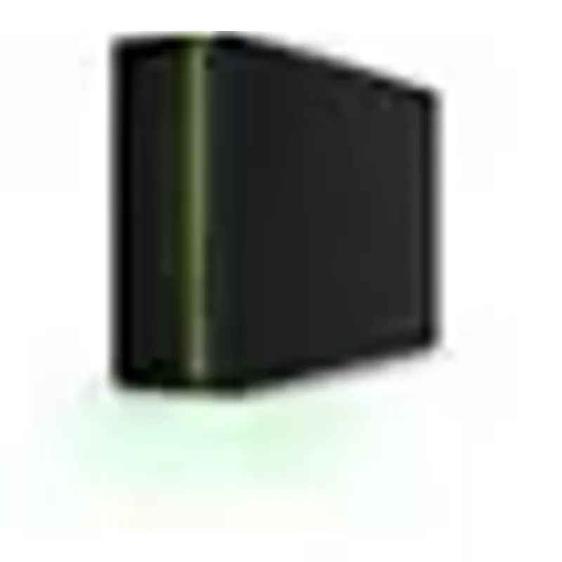 Seagate - Game Drive for Xbox 8TB External USB 3.2 Gen 1 Desktop Hard Drive with Certified Xbox Green LED Lighting - Black