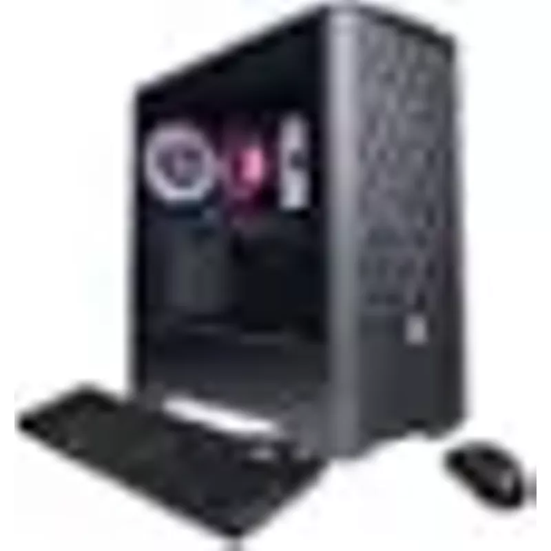 CyberPowerPC - Gamer Master Gaming Desktop - AMD Ryzen 7 5700 - 16GB Memory - NVIDIA GeForce RTX 4060 Ti - 2TB SSD - Black