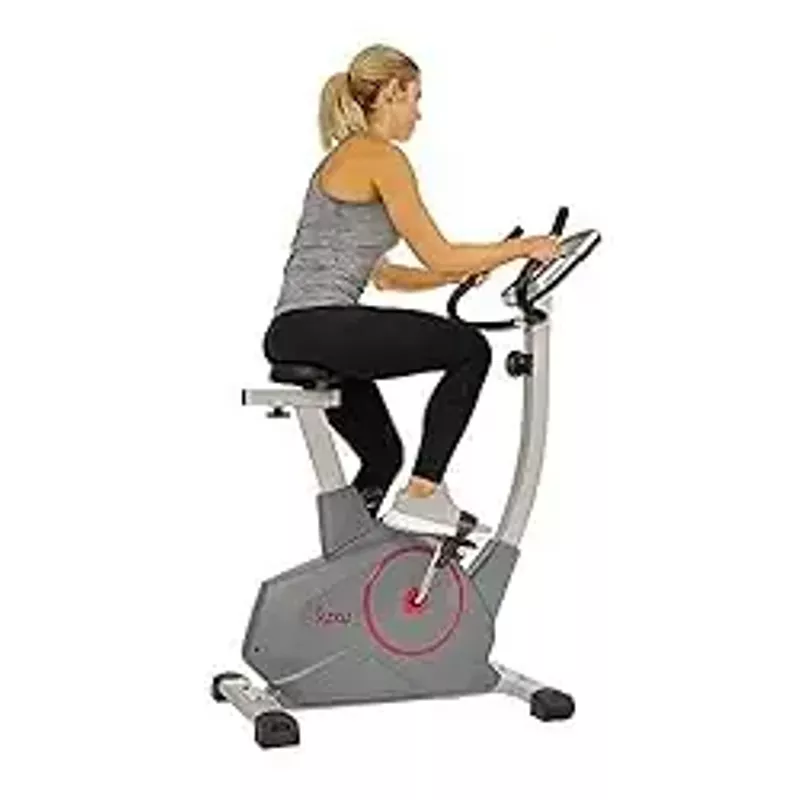 Sunny Health & Fitness Elite Interactive Performance Series Stationary Exercise Upright Bike with Optional Exclusive SunnyFit® App Enhanced Connectivity