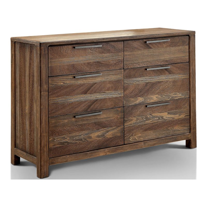 Furniture of America Lome Rustic Rustic Natural Tone 6-drawer Dresser - Rustic Natural Tone