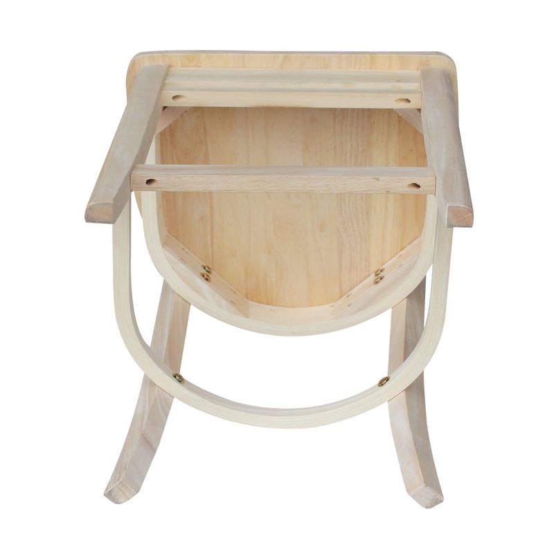 Emily Solid Wood Stool - Cinnamon/Espresso - Counter height