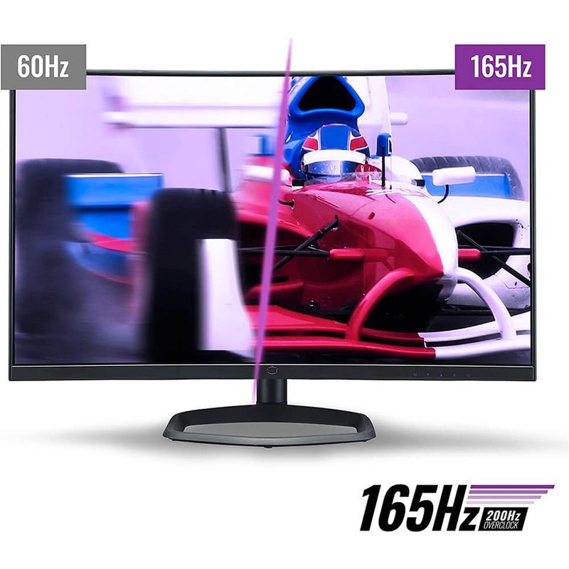 Cooler Master 27 inch Full HD 1920 x 1080 Height Adjustable Curved Gaming Monitor