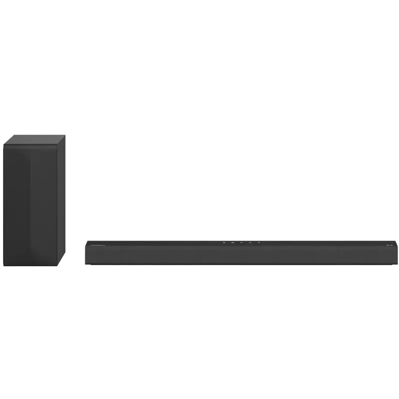 LG - 3.1 Channel Soundbar with Wireless Subwoofer and DTS Virtual:X - Black