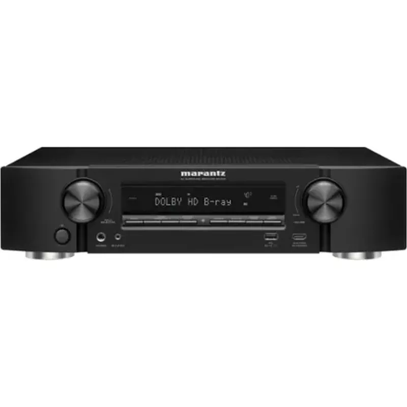 Marantz - NR1510 NR 5.2-Ch. Bluetooth Capable With HEOS 4K Ultra HD HDR Compatible A/V Home Theater Receiver - Black