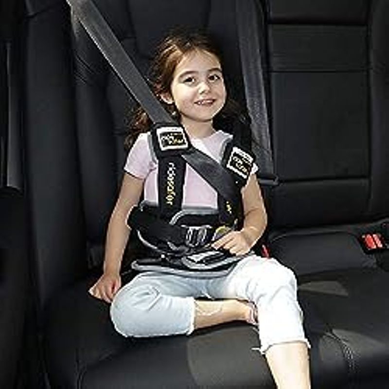 Ride Safer Travel Vest with Zipped Backpack-Wearable, Lightweight, Compact, and Portable Car Seat. Perfect for Everyday use or Rideshare,...