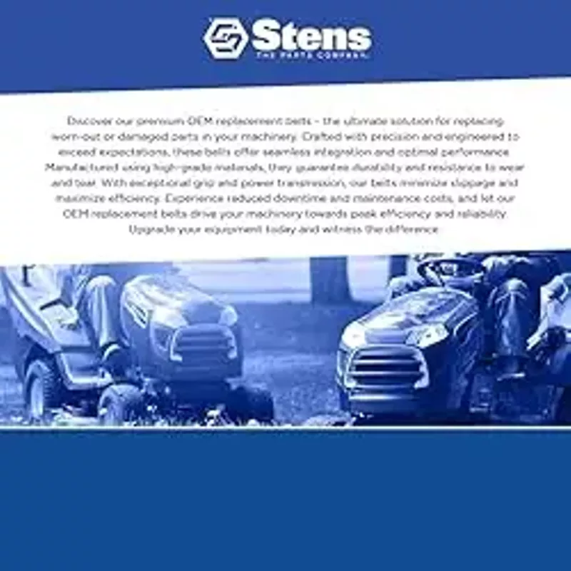Stens 266-315 OEM Replacement Belt Compatible with/Replacement for Toro 74865, 74867, 74876, 74888, 75202 and 75212 Timecutter Zero-Turn mowers with 54" Decks 133-7076