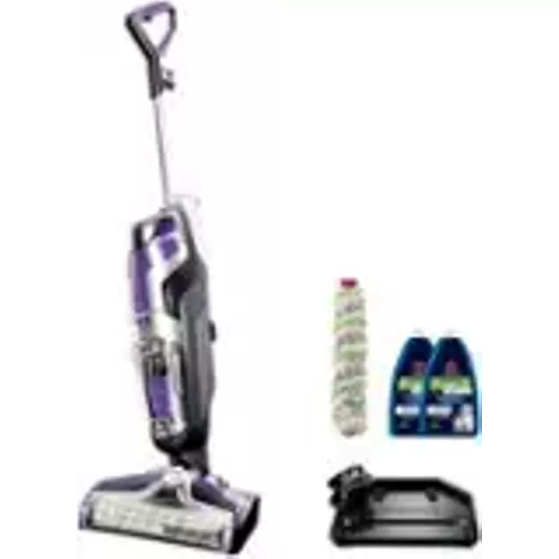 BISSELL - CrossWave Pet Pro All-in-One Multi-Surface Cleaner - Grapevine Purple and Sparkle Silver