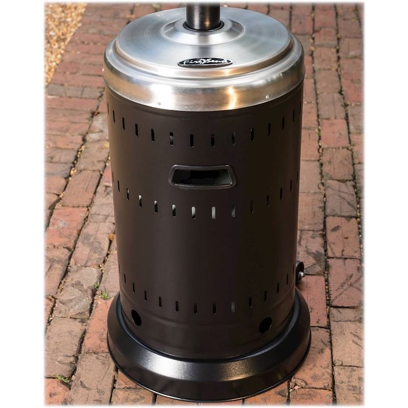 Alt View Zoom 20. Fire Sense - Patio Heater - Onyx/Stainless Steel
