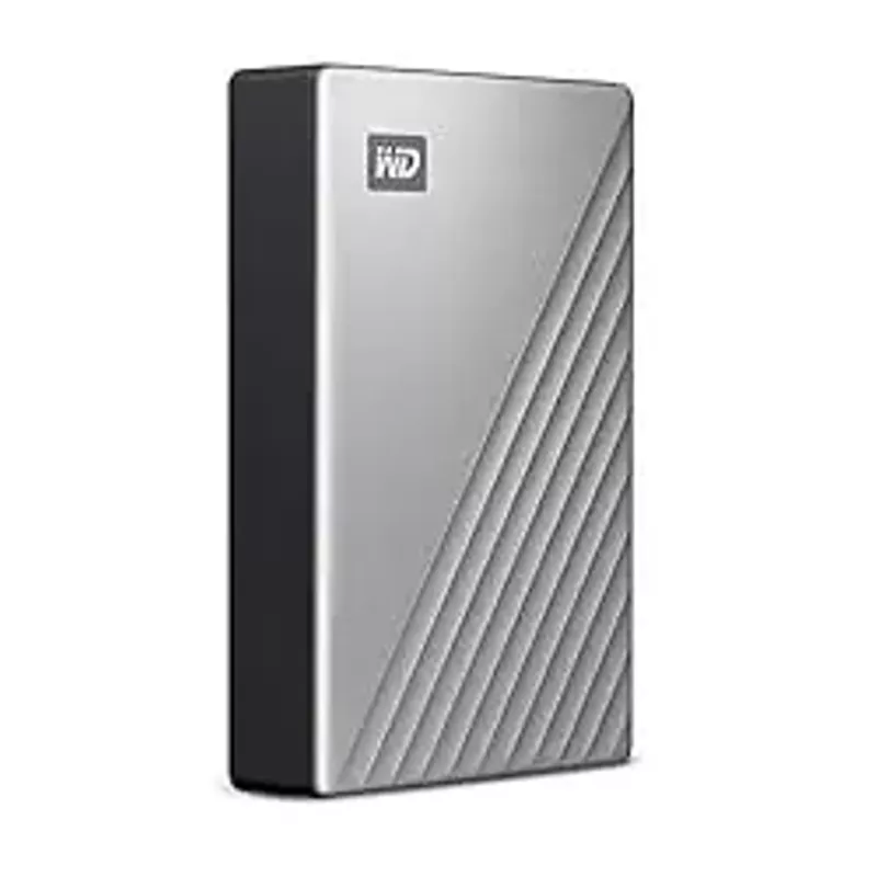 WD - My Passport Ultra for Mac 4TB External USB 3.0 Portable Hard Drive - Silver