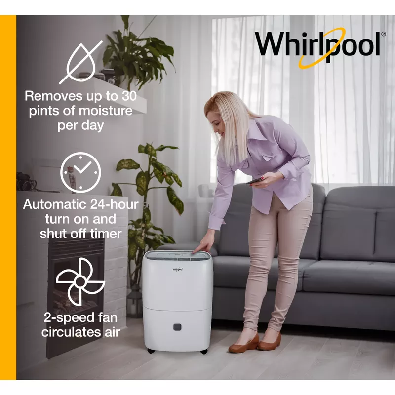 Whirlpool 30 Pint Dehumidifier