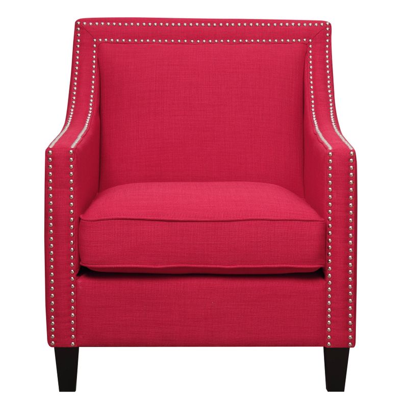 Picket House Emery Chair & Ottoman In Berry - Emery Chair & Ottoman