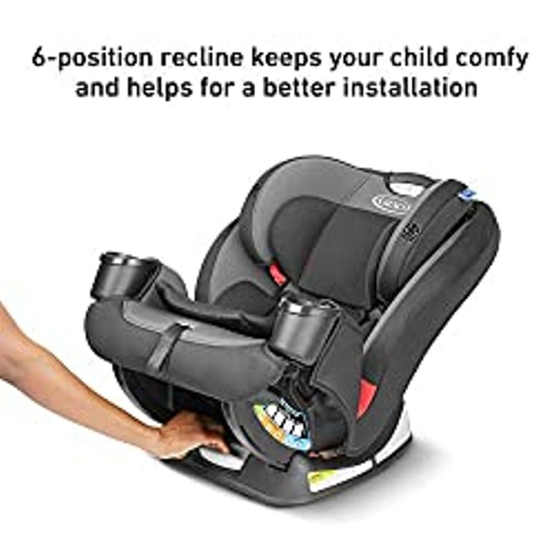 Graco TriRide 3 in 1 Car Seat | 3 Modes of Use from Rear Facing to Highback Booster Car Seat, Clybourne