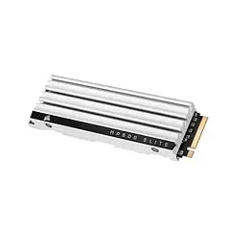 Corsair MP600 Elite 1TB M.2 PCIe Gen4 x4 NVMe SSD - Optimized for PS5 - Included Heatsink - M.2 2280 - Up to 7,000MB/sec Sequential Read - High-Density 3D TLC NAND - White