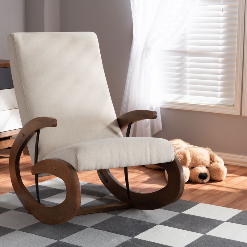 Contemporary Rocking Chair - Grey