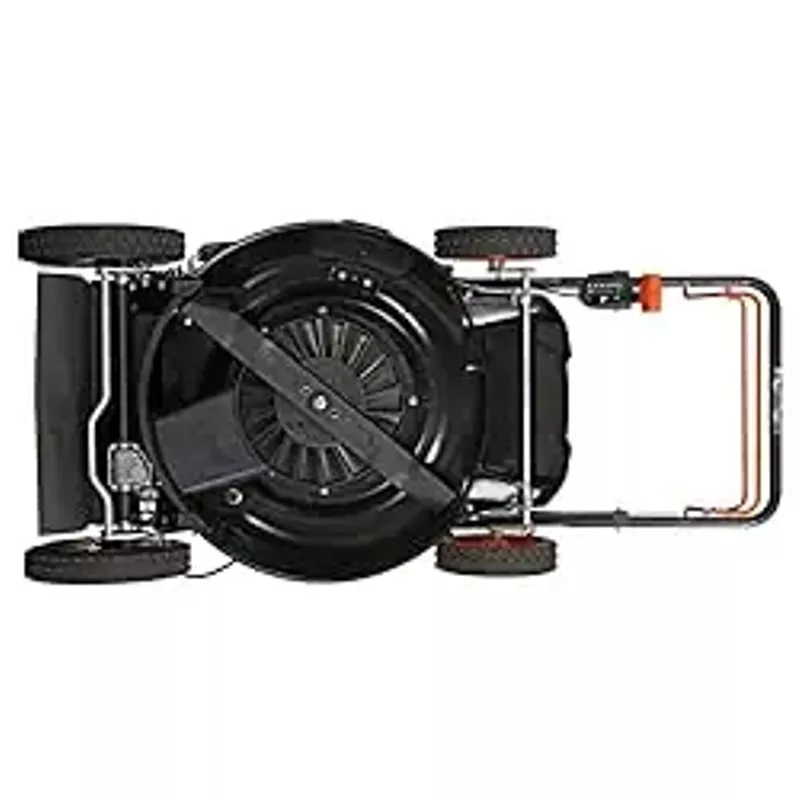 YARDMAX 22 in. 201cc Select PACE 6 Speed CVT High Wheel RWD 3-in-1 Gas Walk Behind Self Propelled Lawn Mower, Black