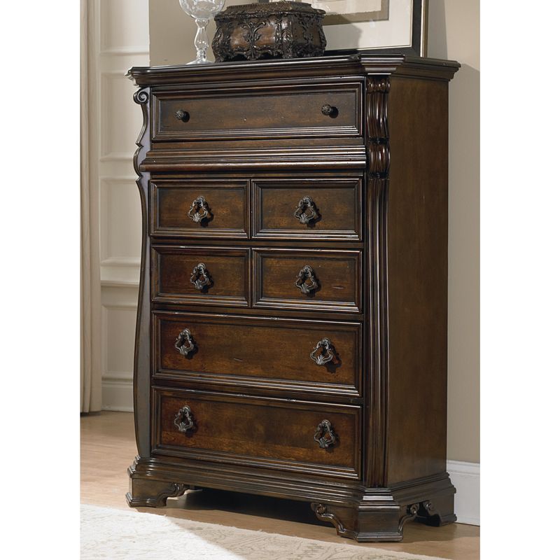 Liberty Brownstone Traditional 6-Drawer Chest - Brownstone Traditional 6-Drawer Chest