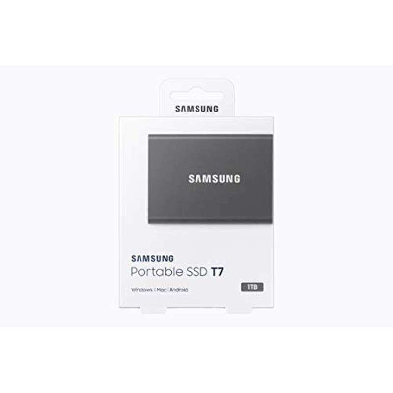 Samsung 1tb T7 Usb 3.2 Gray Portable Ssd