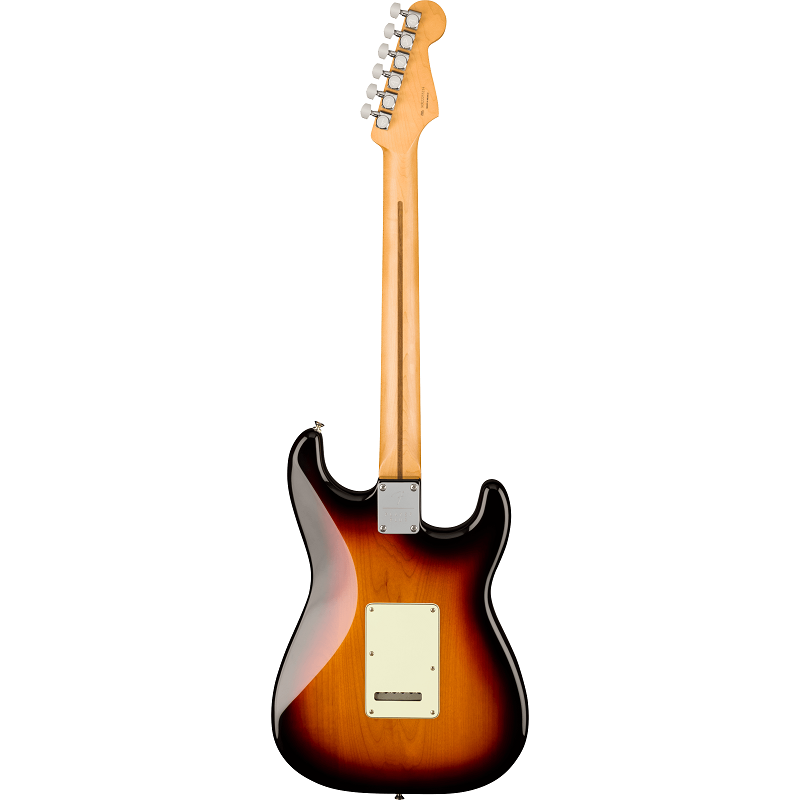 Fender Player Plus Stratocaster Electric Guitar. Left-Hand, Maple Fingerboard, 3-Color Sunburst