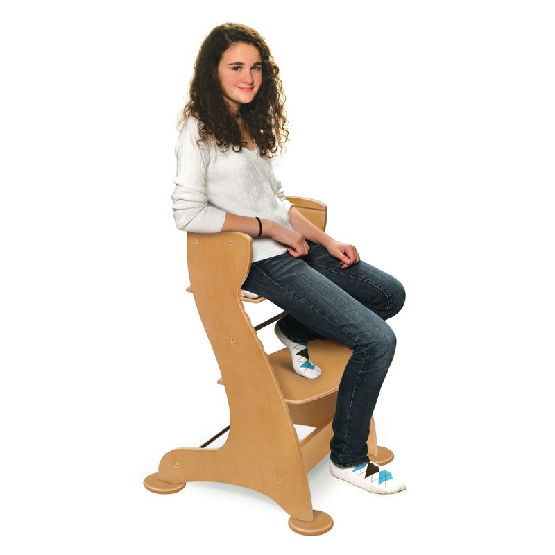 Badger Basket Embassy Adjustable Wood High Chair - Cherry