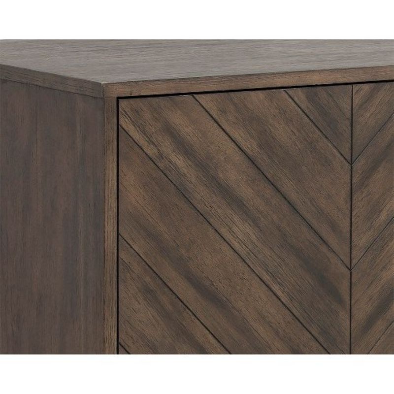Zenn Greyson Brown 3-drawer Sideboard - Brown