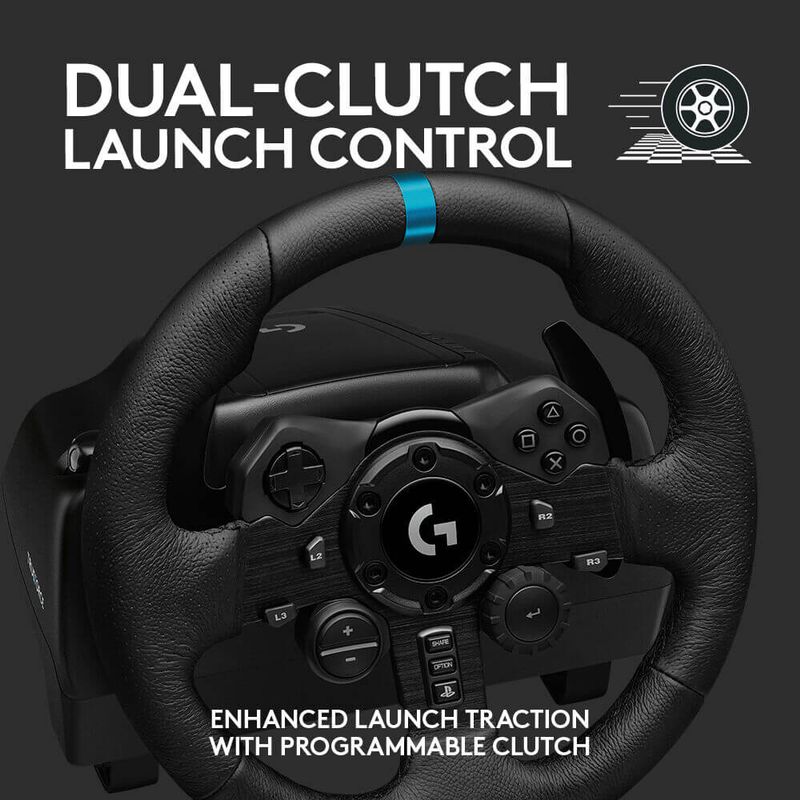 Logitech 941000147 / 941-000147/ 941000147G923 Trueforce Sim Racing Wheel and Pedals for PC, PS4, and PS5