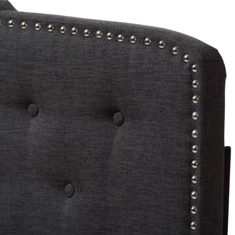 Copper Grove Craik Contemporary Fabric Headboard - Grey - Queen