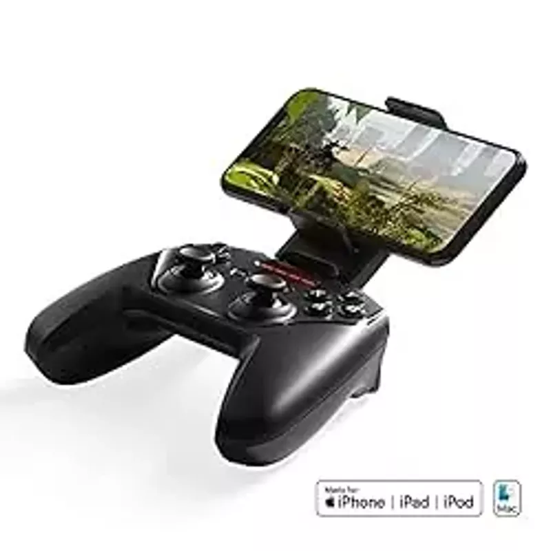 SteelSeries - Nimbus+ Wireless Gaming Controller for Apple iOS, iPadOS, tvOS Devices - Black