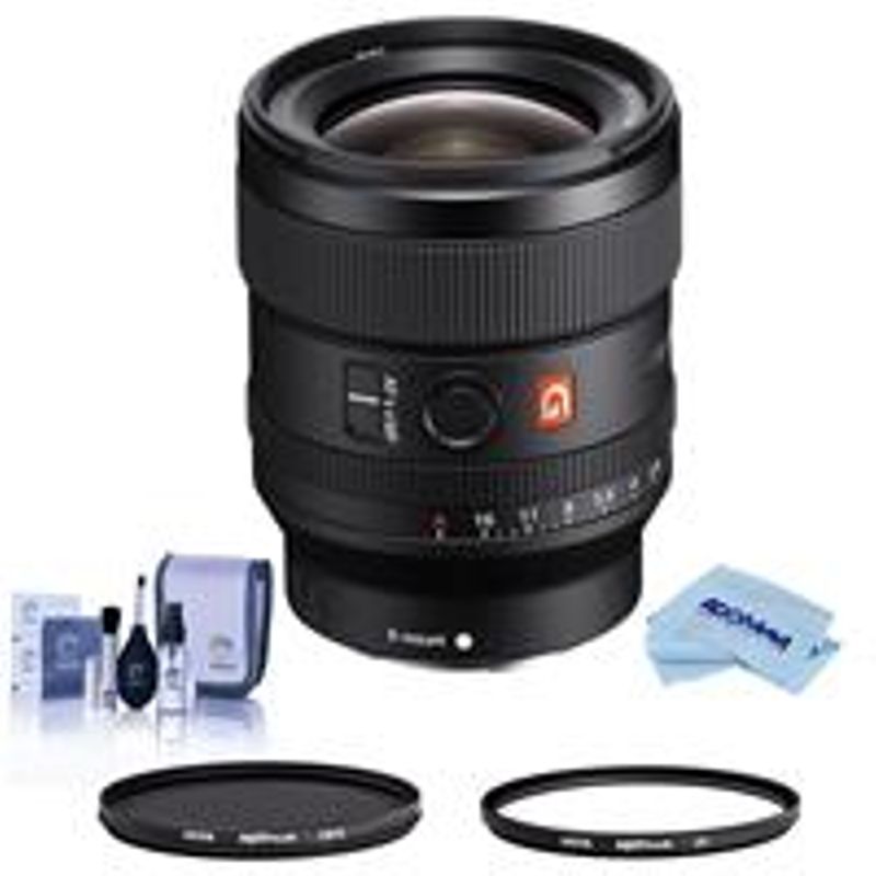 Sony FE 24mm F/1.4 GM (G Master) E Mount Lens - Bundle With Hoya NXT Plus 67mm 0-Layer HMC UV Filter, Hoya NXT Plus, 67mm HMC Circular...