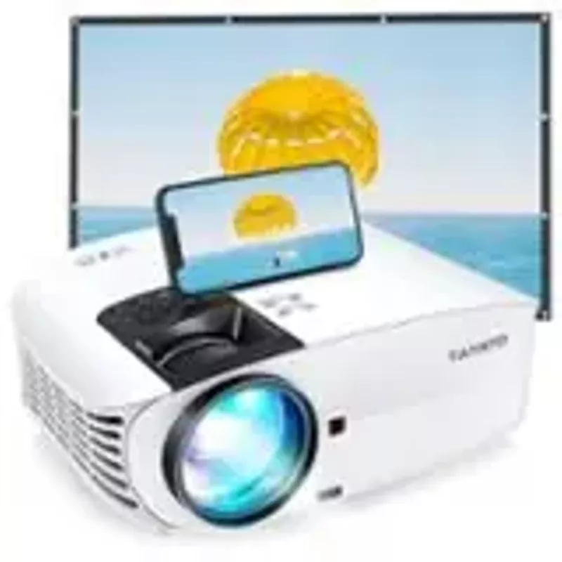 Vankyo - Leisure 510PW 1080P Wireless Projector with Bonus Screen - White