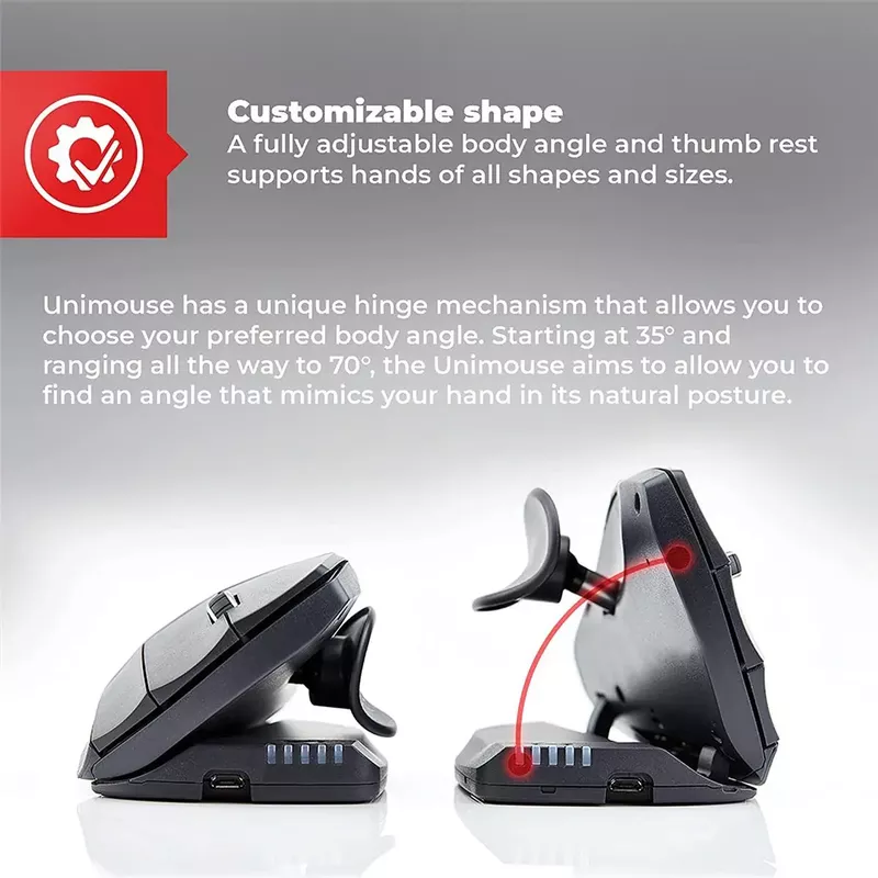 Contour Design Right-Handed Wireless Unimouse Mouse