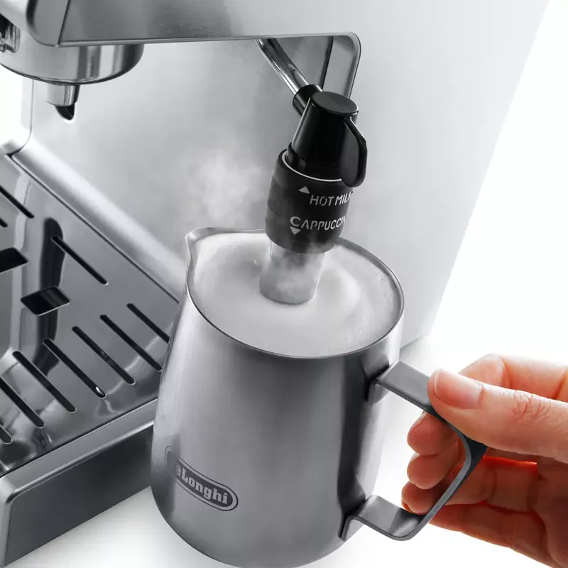 De'Longhi - 15-Bar Pump Espresso and Cappuccino Machine, Stainless Steel