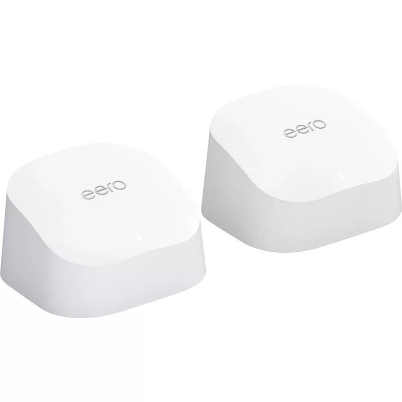 eero - 6 AX1800 Dual-Band Mesh Wi-Fi 6 System (2-pack)