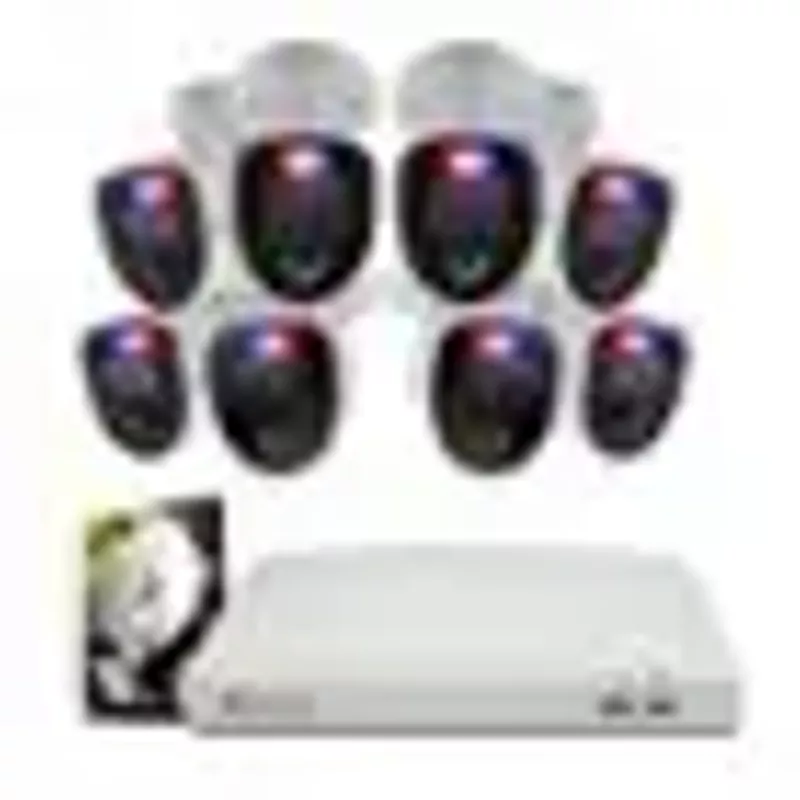 Rent to own Swann 8 Channel 2TB DVR 8 x Enforcer Cameras w Siren