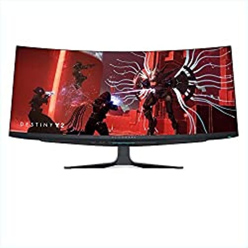 Alienware AW3423DW 34.18-inch Quantom Dot-OLED Curved Gaming Monitor, 3440x1440 pixels at 175Hz, 1800R Curvature, True 0.1ms...