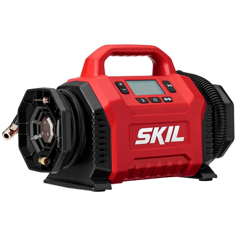 Angle Zoom. Skil - PWR CORE 20 20-Volt Inflator - Tool Only - Red/Black