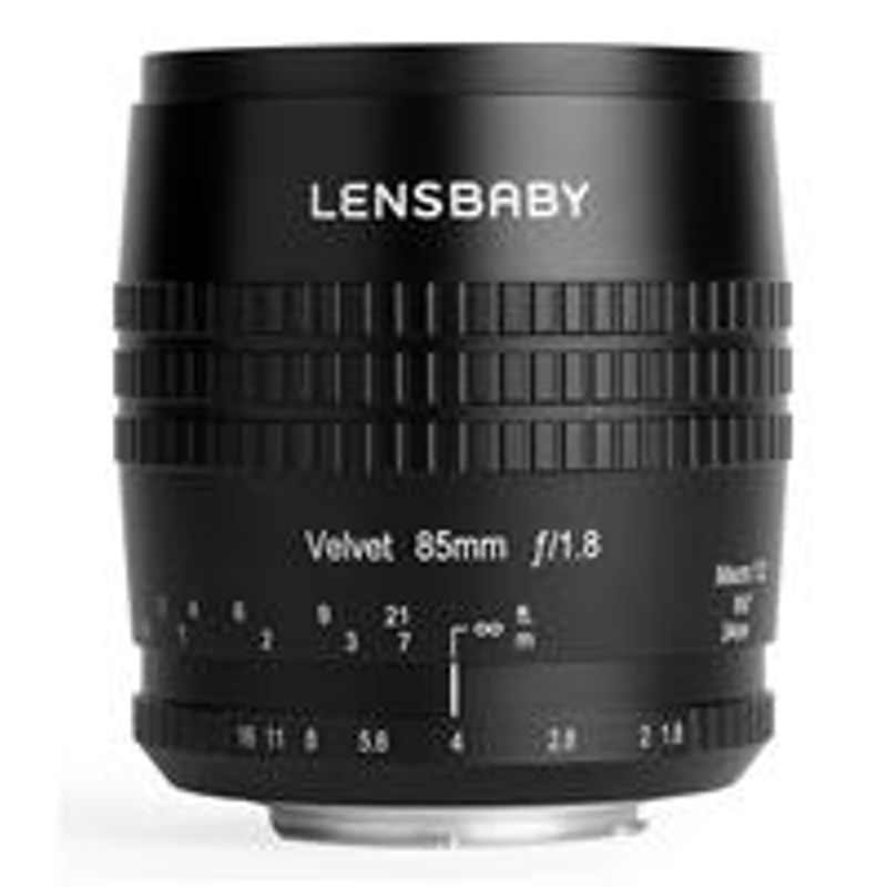 Lensbaby Velvet 85 85mm f/1.8 Lens for Micro Four Thirds, Black