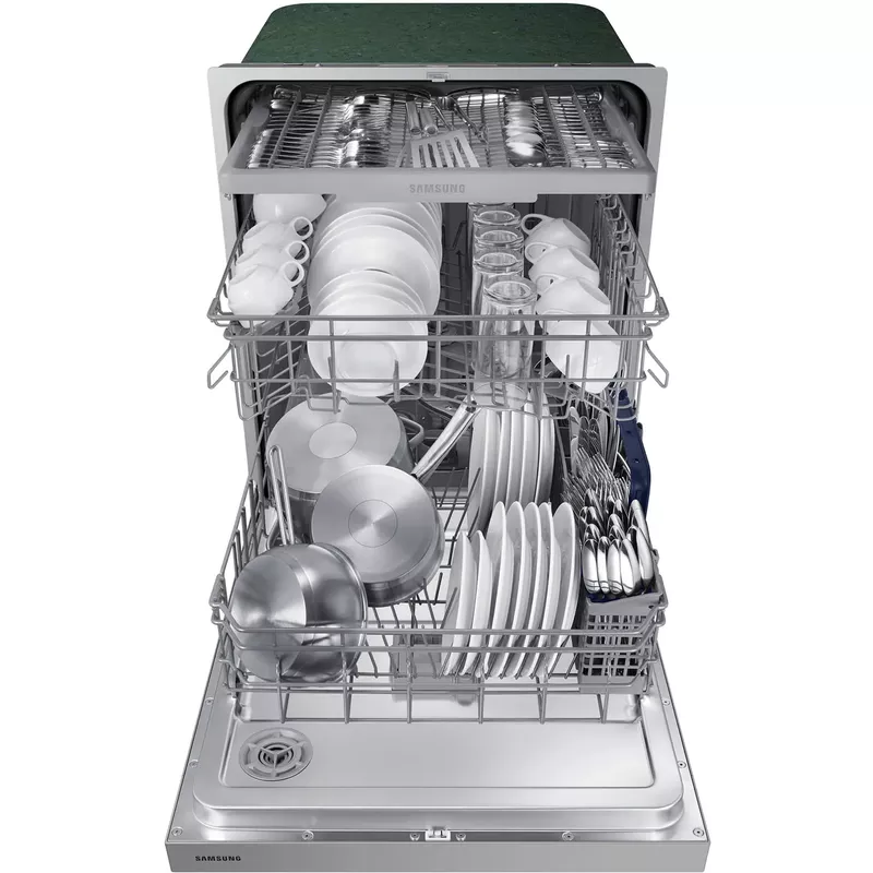 Samsung - 24" Front Control Built-In Dishwasher - Stainless steel