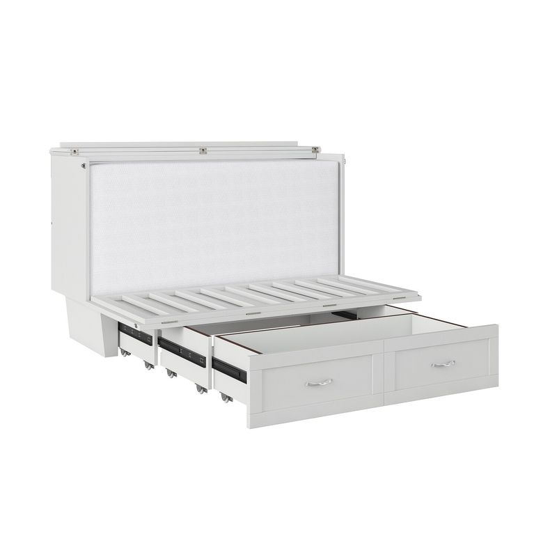 Rent to own Monroe Murphy Bed Chest Queen with Charging Station