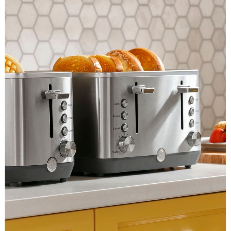 Alt View Zoom 17. GE - 2-Slice Toaster - Stainless Steel