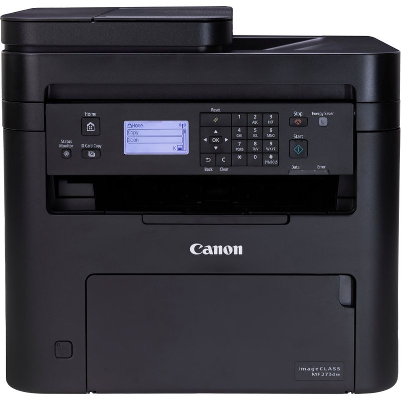 Front Zoom. Canon - imageCLASS MF273dw Wireless Black-and-White All-In-One Laser Printer - Black