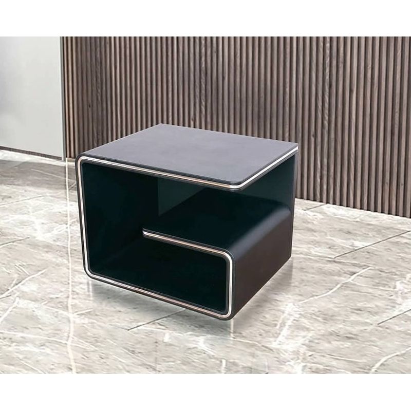 Greatime Fashion Nightstand - Black-Right