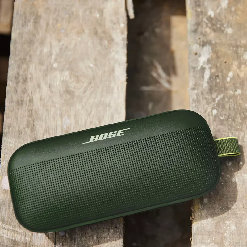 Bose - SoundLink Flex Portable Bluetooth Speaker with Waterproof/Dustproof Design - Limited Edition Cypress Green