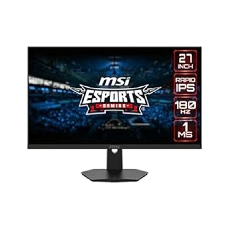 MSI 27 FHD (1920 x 1080) Non-Glare with Super Narrow Bezel 180Hz 1ms 16:9 HDMI/DP G-sync Compatible HDR Ready HDR Ready IPS Gaming...
