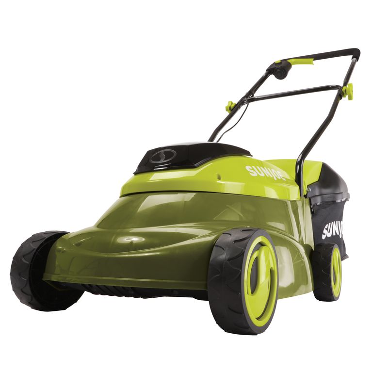 Sun Joe MJ24C-14-XR Cordless Lawn Mower with Brushless Motor | 24-Volt | 5-Ah | 14-Inch