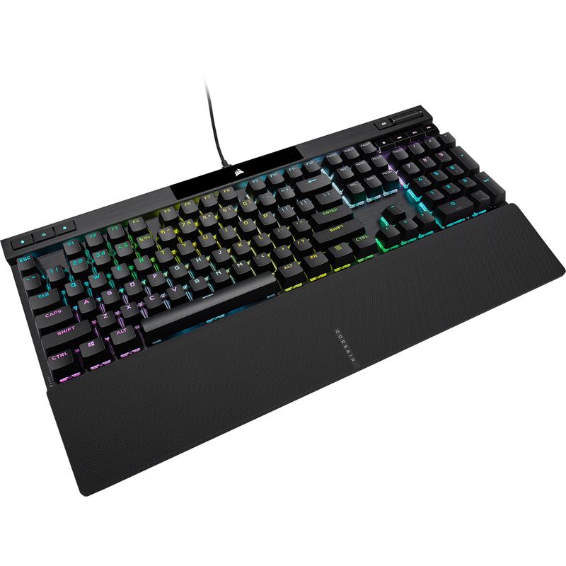 Alt View Zoom 11. CORSAIR - K70 RGB PRO Full-size Wired Mechanical Cherry MX Speed Linear Switch Gaming Keyboard with PBT Double-Shot Keycap