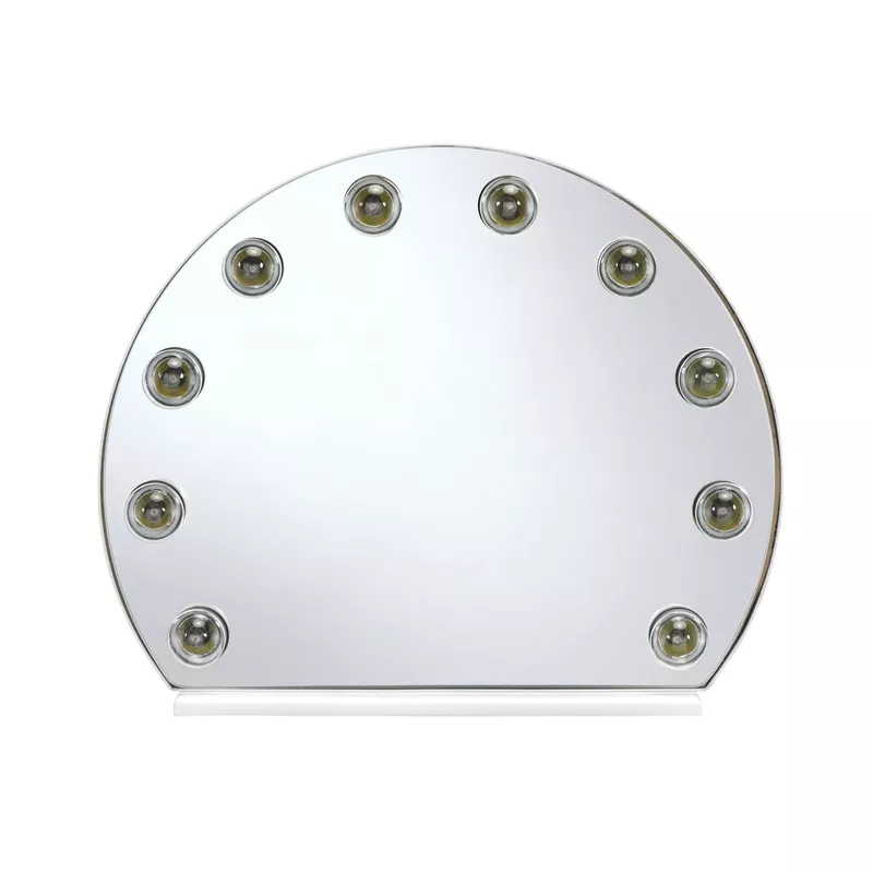 ACME Alma Accent Mirror, White Finish